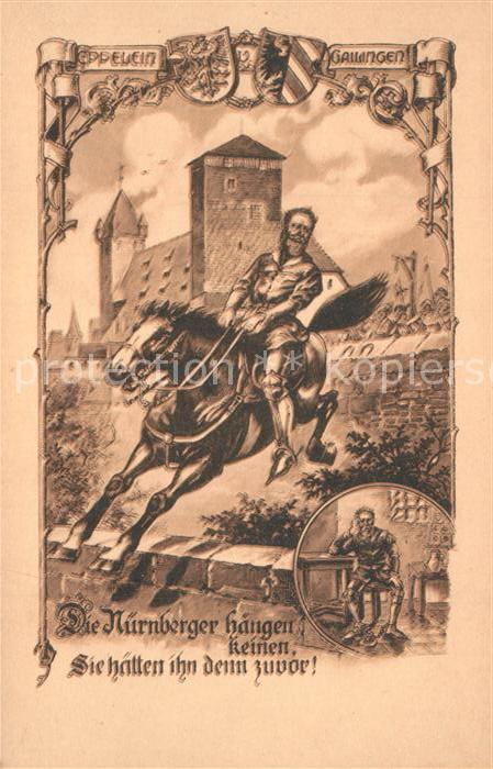 NueRNBERG  CITY Burg Ritter