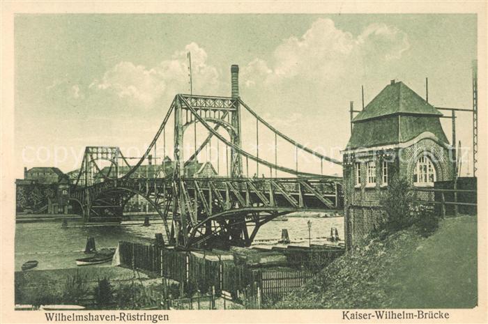 Ruestringen Kaiser Wilhelm Bruecke