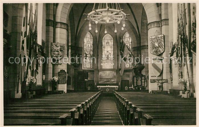 Wilhelmshaven  CITY Marine Gedaechtnis Kirche Inneres