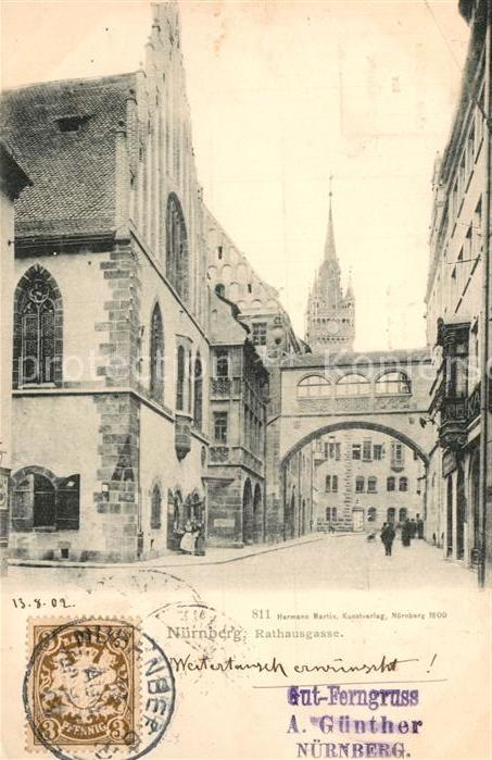 NueRNBERG  CITY Rathausgasse