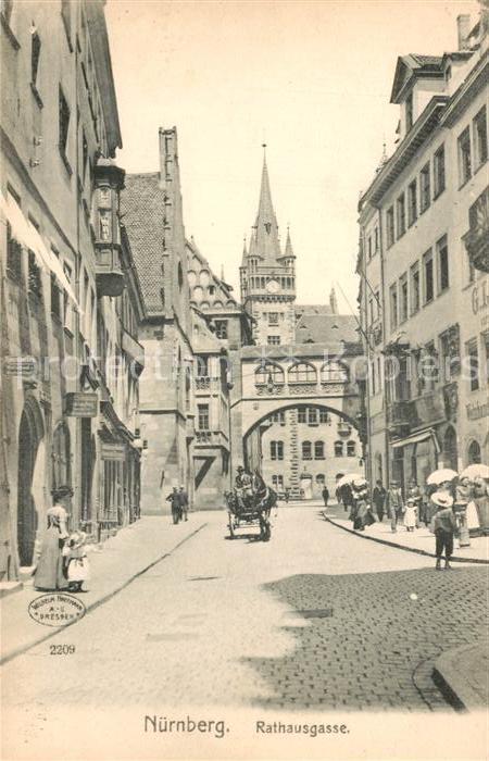 NueRNBERG  CITY Rathausgasse