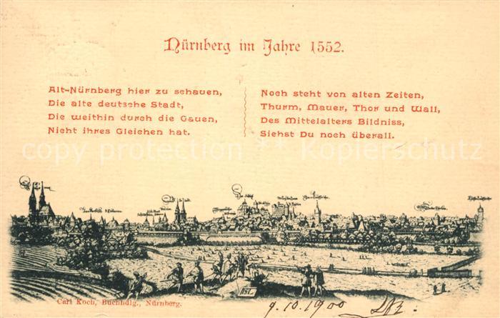 NueRNBERG  CITY Mittelalterliches Staedtebild