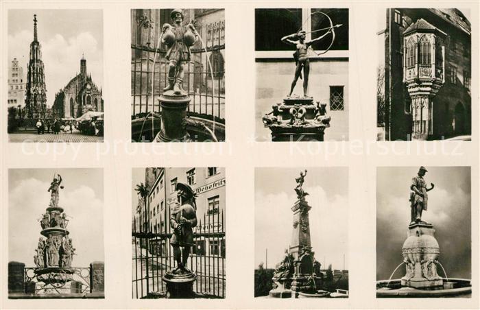 NueRNBERG  CITY Schoener Brunne Gaensemaennchn Choerlein Dudelsackpfeifer Peter