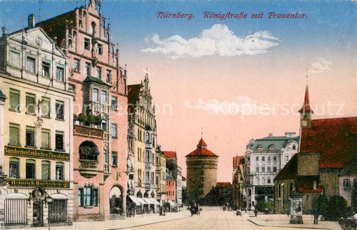 NueRNBERG  CITY Koenigstrasse mit Frauentor