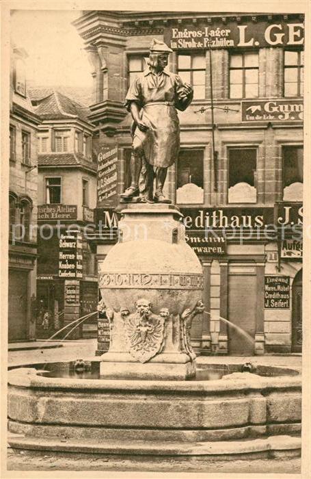 NueRNBERG CITY Peter Henlein Brunnen
