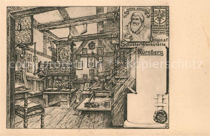 NueRNBERG  CITY Hans Sachs Schuster Werkstaette