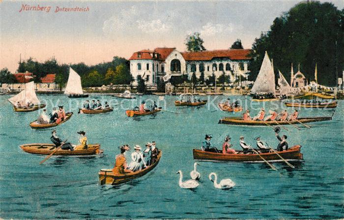 NueRNBERG  CITY Dutzendteich Bootspartien