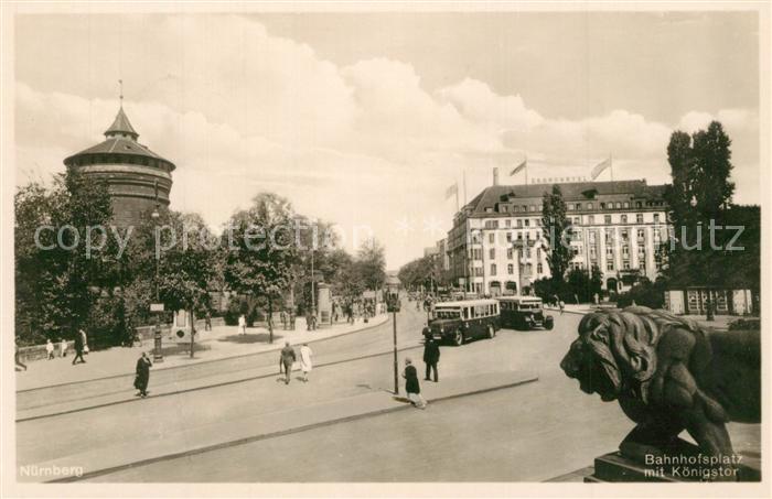 NueRNBERG CITY Bahnhofsplatz mit Koenigstor