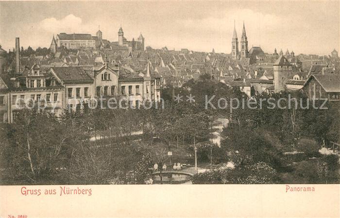 NueRNBERG  CITY Panorama mit Burg