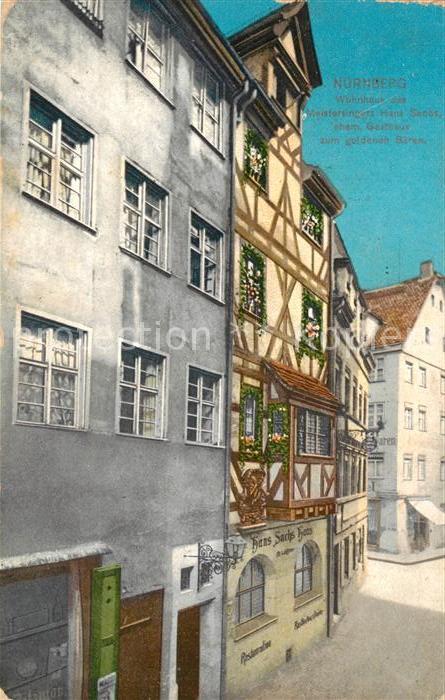 NueRNBERG  CITY Wohnhaus des Meistersingers Hans Sachs