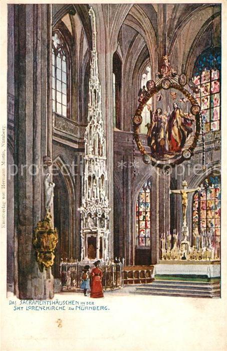 NueRNBERG  CITY St Lorenzkirche Sakramentshaeuschen