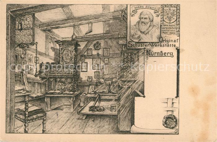 NueRNBERG CITY Hans Sachs Schuster Werkstaette