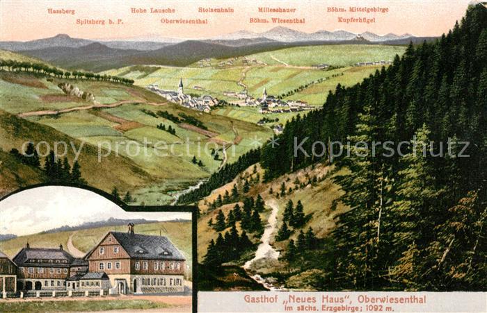 Oberwiesenthal Erzgebirge Gasthof Neues Haus Boehm Mittelgebirge