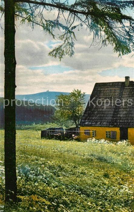 Oberwiesenthal Erzgebirge Motiv bei Unterwiesenthal