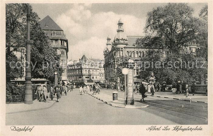 DuessELDORF CITY Albert Leo Schlageterplatz
