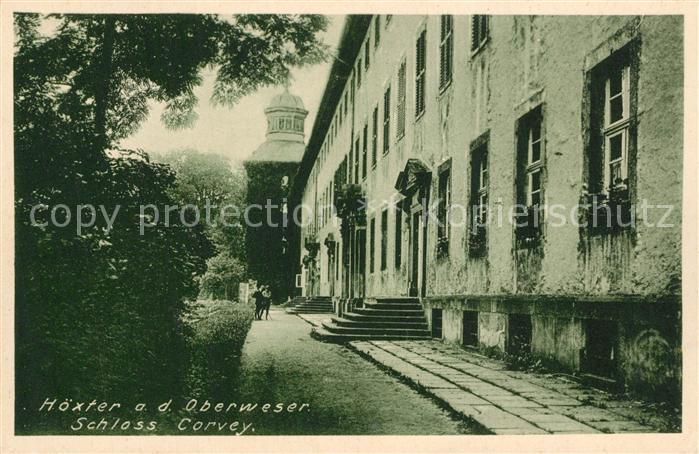 Hoexter Weser Schloss Corvey