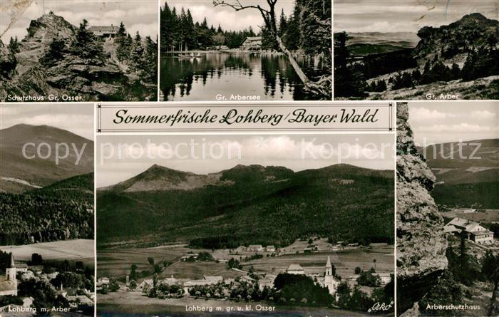 Lohberg Lam Schutzhaus Gr Osser Gr Arbersee Arber Panorama Arberschutzhaus