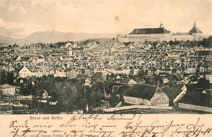 Gotha Thueringen Panorama