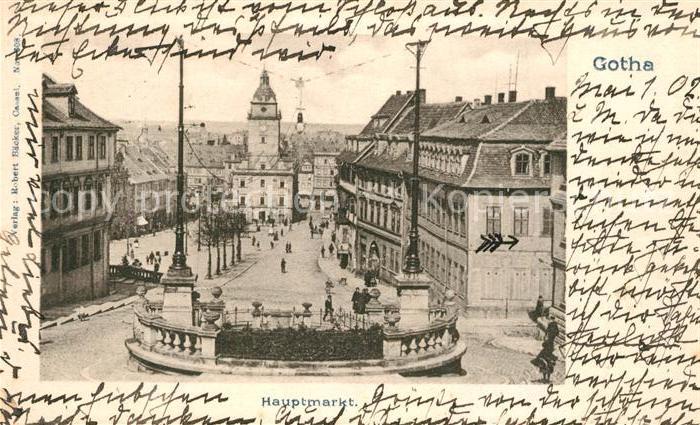 Gotha Thueringen Hauptmarkt