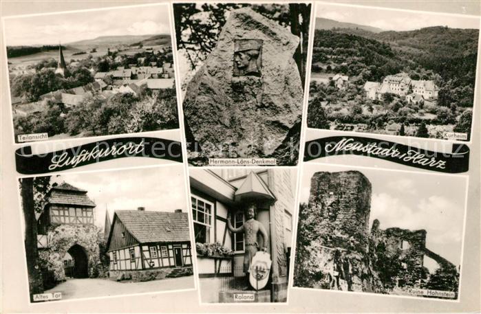 Neustadt Harz Panorama Kurheim Altes Tor Roland Hermann Loens Denkmal Ruine Hohn
