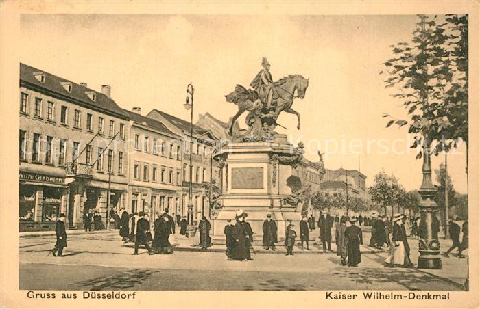 DuessELDORF  CITY Kaiser Wilhelm Denkmal