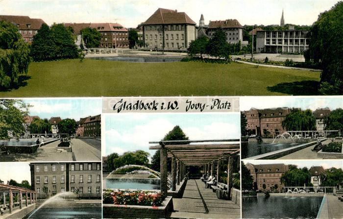 Gladbeck Jovy Platz Teilansichten