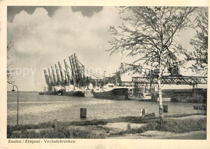 Emden Ostfriesland Erzquai Verladebruecken