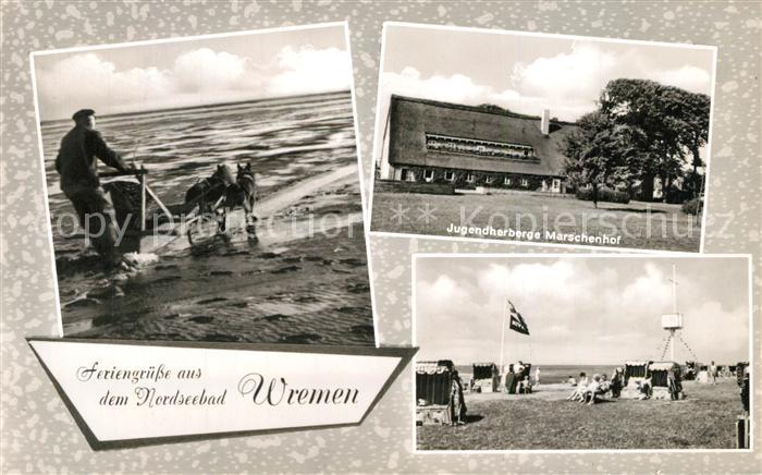 Wremen Jugendherberge Marschenhof Strand