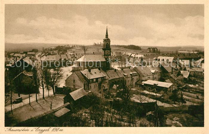 Frauenstein Sachsen Stadtpanorama Kirche