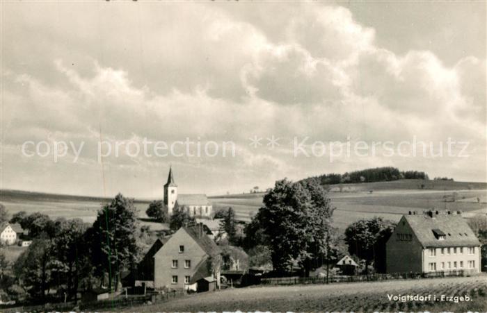 Voigtsdorf Erzgebirge Panorama Kirche