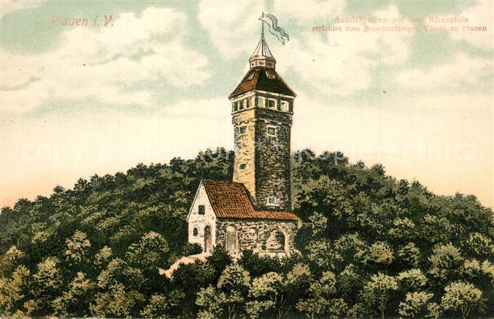 Plauen Vogtland Aussichtsturm Baerenstein