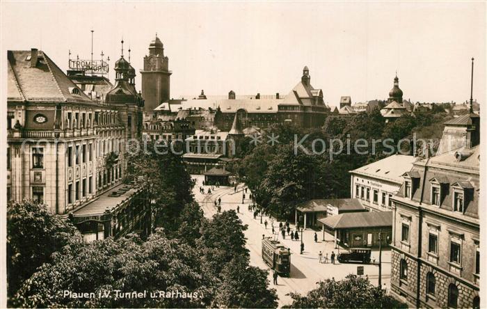 Plauen Vogtland Tunnel Rathaus