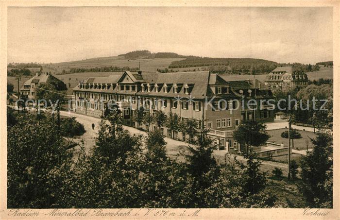 Brambach Bad Radium Mineralbad Kurhaus