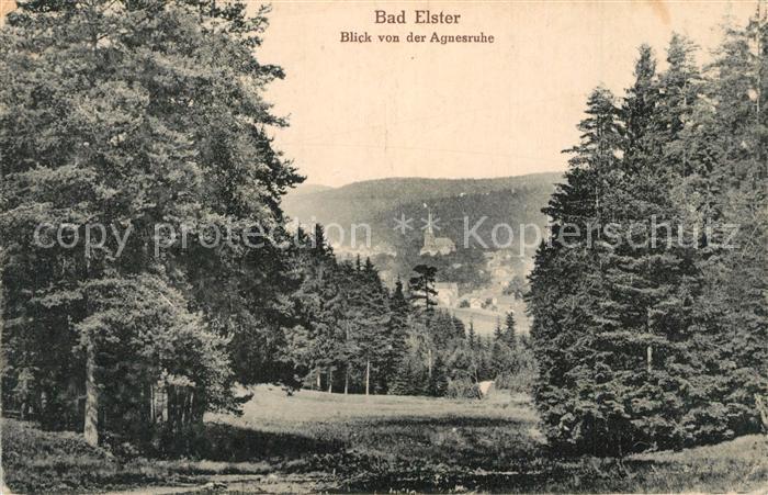 Bad Elster Blick von der Agnesruhe