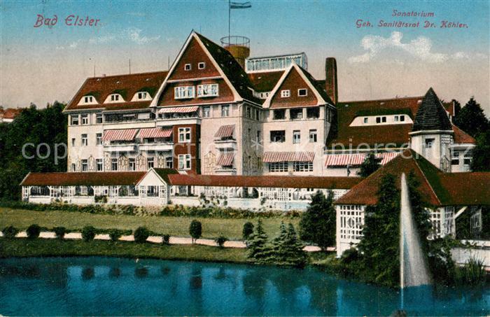 Bad Elster Sanatorium Sanitaetsrat Koehler