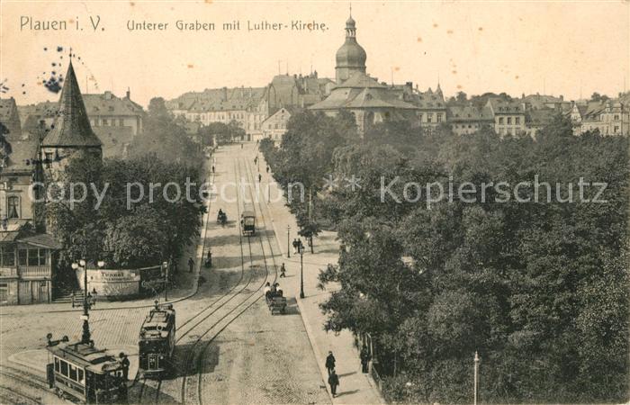 Plauen Vogtland Unterer Graben Lutherkirche