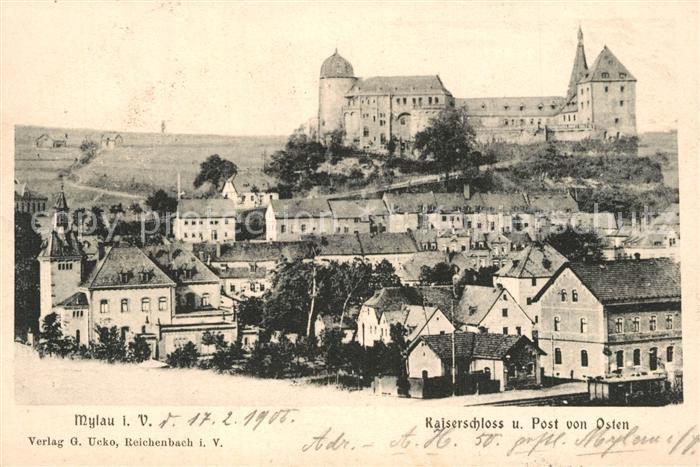 Mylau Kaiserschloss Post