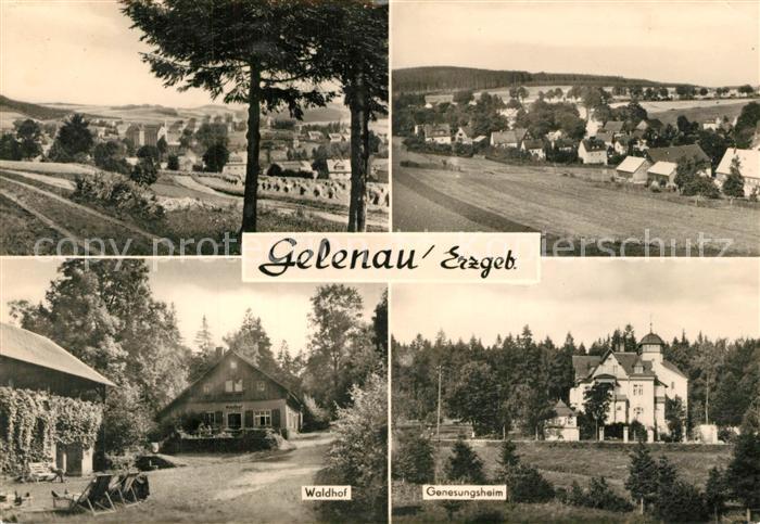 Gelenau Erzgebirge Waldhof Genesungsheim Panorama