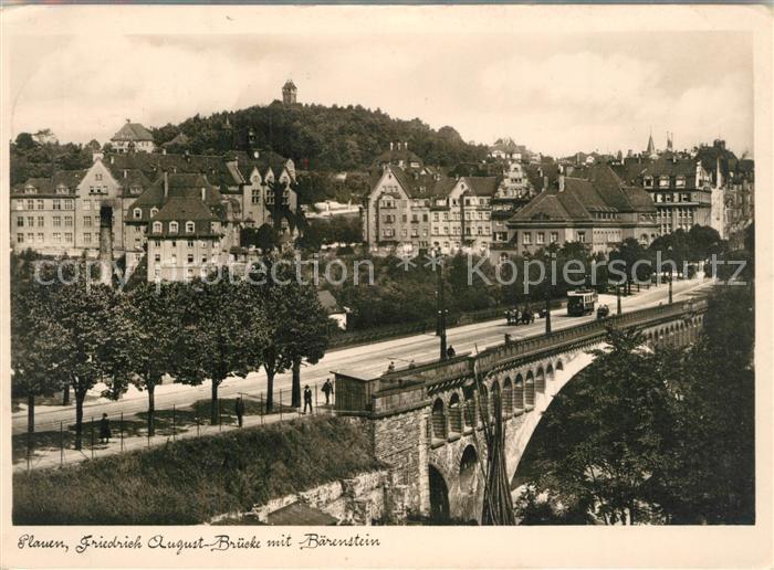 Plauen Vogtland Friedrich August Bruecke Baerenstein