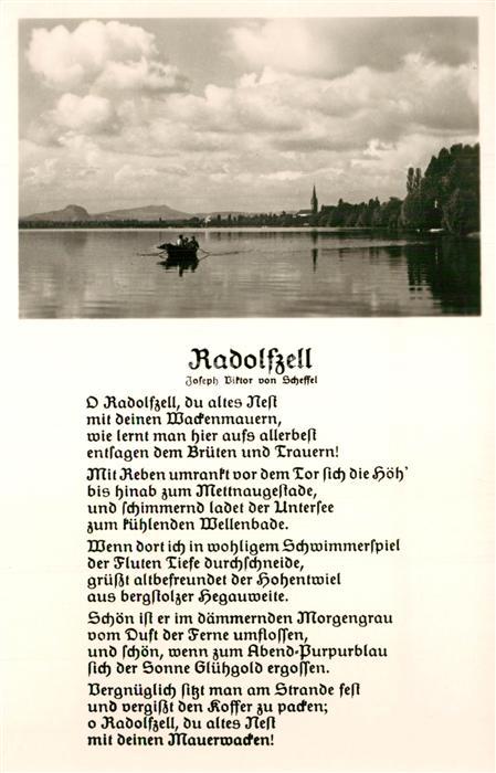 Radolfzell Bodensee Kirche Boot Gedicht