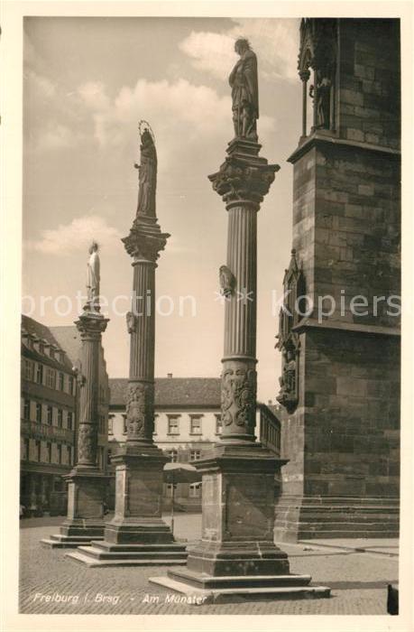 Freiburg Breisgau Muenster Mariensaeulen