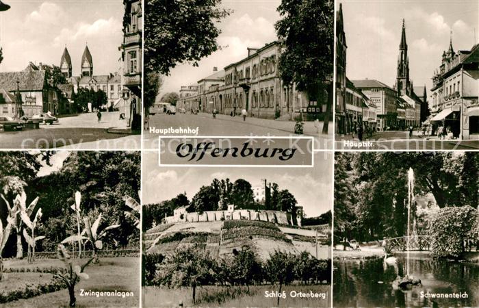 Offenburg Hauptbahnhof Hauptstrasse Schloss Ortenberg Zwingeranlagen