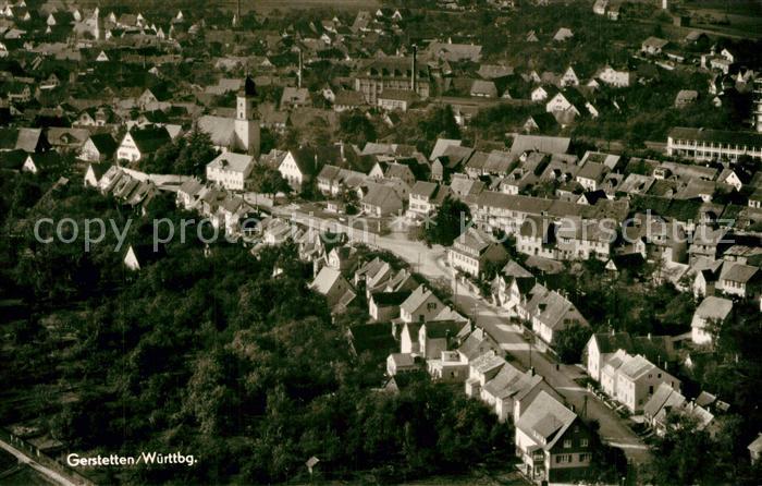 Gerstetten Wuerttemberg Fliegeraufnahme