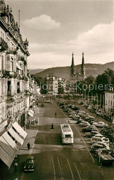 BADEN-BADEN BW Stadtansicht Kirche