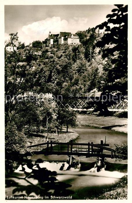 Neuenbuerg Enz Bachlauf Bruecke