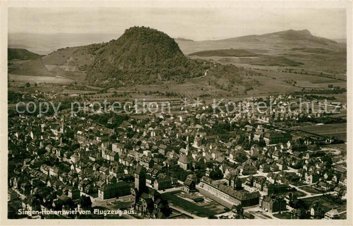 Hohentwiel Fliegeraufnahme Singen
