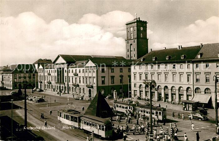Karlsruhe Baden Marktplatz