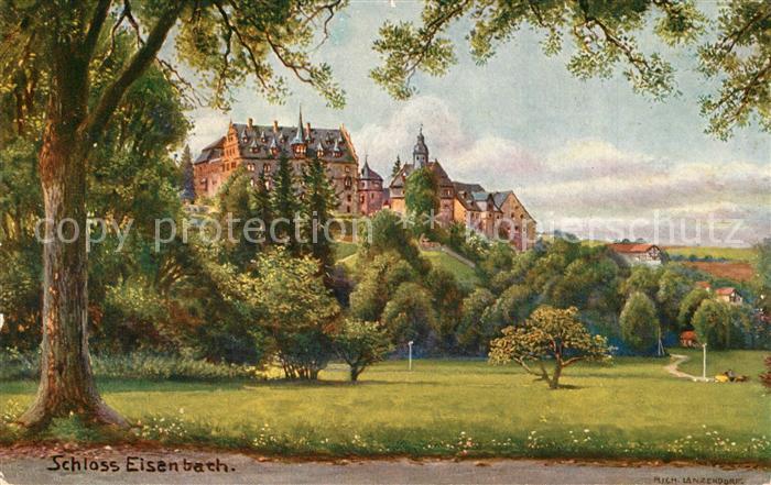 Eisenbach Limburg Schloss Kuenstlerkarte