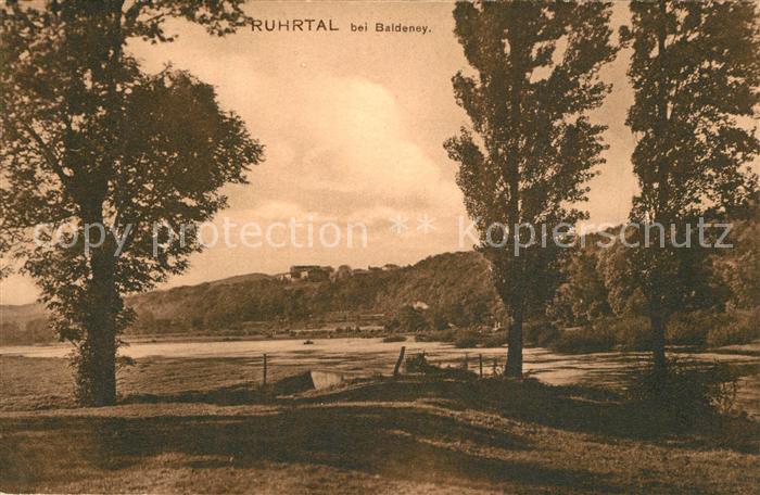 Baldeneysee Panorama Baldeney