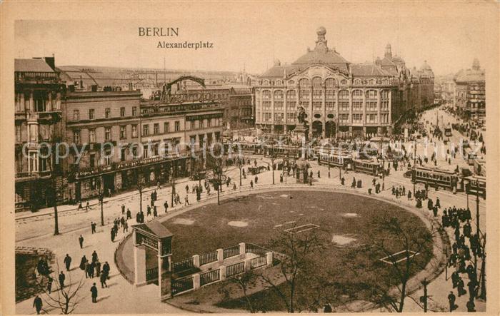 BERLIN  CITY Alexanderplatz Strassenbahn